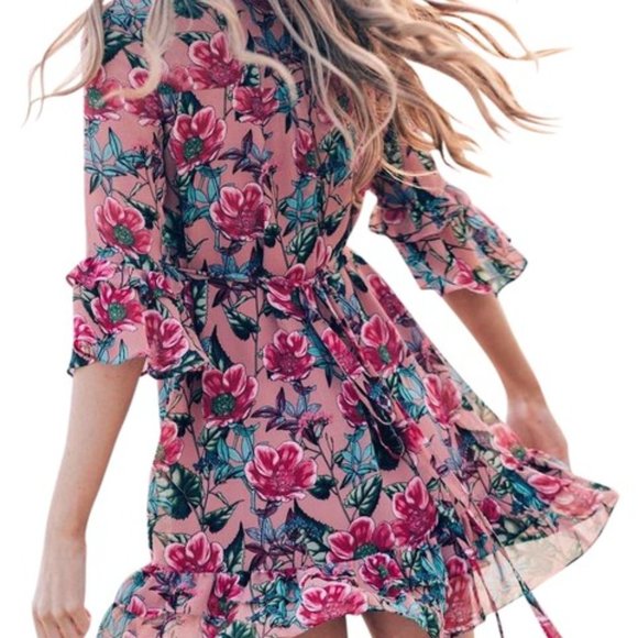 For Love & Lemons Churro Mini Dress XS - Picture 2 of 5